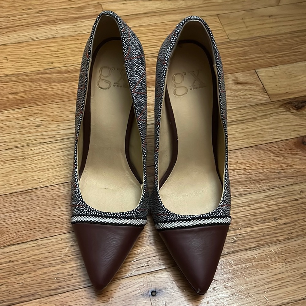 GX by Gwen Stefanie, black 3” heels, size 6